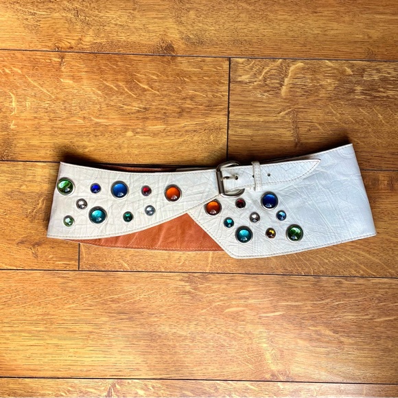 Vintage Apple ACC of NY Leather waist/hip belt